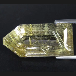 23.86Cts Natural Earth Mined Rutilite Quartz Fancy Shape Loose Gemstone - Picture 1 of 4