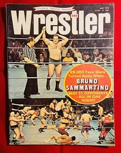 THE WRESTLER Magazine Bruno Sammartino Lord Layton May 1972 Issue - Picture 1 of 4