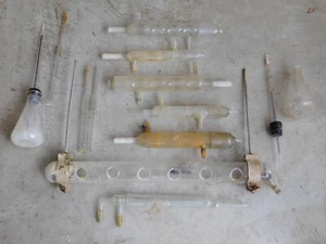 Lote de 14 piezas de vidrio de laboratorio de destilación **Haga una "Mejor oferta" justo lo que necesita* - Imagen 1 de 7