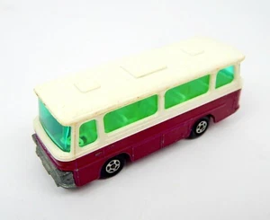 Matchbox SETRA COACH No 12 Die Cast Bus Van 1970 England Purple Body - Picture 1 of 4