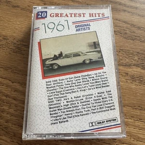 20 Greatest Hits: 1961 (Cassette Tape) VA 60s Doo Wop Oldies Duke Of Earl - Bild 1 von 6