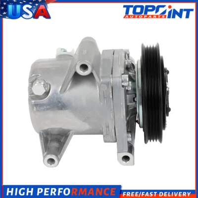 Compresor de aire acondicionado con embrague para Smart Fortwo 2008-2015 L3 1,0 L con ranura de 4 poleas Foto 1 de 4