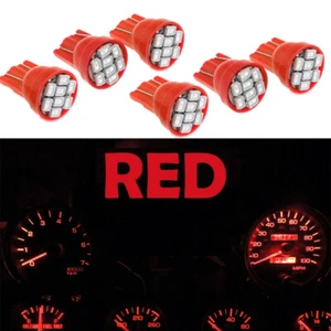 Gauge Cluster LED Dashboard Bulbs Kit Pure Red For Jeep 1992-1995 Wrangler YJ - Picture 1 of 7