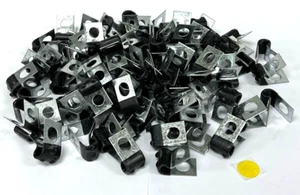 NAVISTAR INTERNATIONAL 299400C1 CLAMP 25(0)X406(HL) GALVANIZED STEEL LOT OF 100 - Picture 1 of 6
