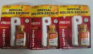 3 Pack Wildlife Research Hunting Scent 2017 Special Golden Estrus 1oz - Picture 1 of 4