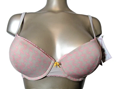 Bee Dees Bügel-BH Bee Casual WHPM Gr. 70 E Flamingo-Motiv,NOS, Neu, UB16 - Bild 1 von 4