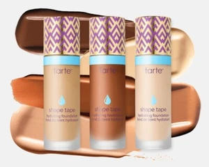 TARTE SHAPE TAPE HYDRATING FOUNDATION 1.01 OZ All SHADES NIB - Foto 1 di 14