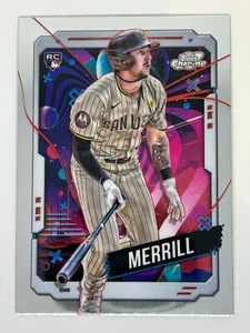 2024 Topps Cosmic Chrome Jackson Merril RC No. 194 San Diego Padres - Picture 1 of 2