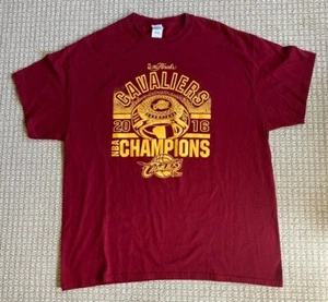 Cleveland Cavaliers 2016 Championship T-Shirt XL With Ring Excellent - Picture 1 of 4