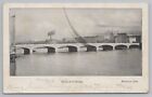 Bridge~View Of Melan Arch Bridge~Waterloo Iowa~Pm 1906~Vintage Postcard