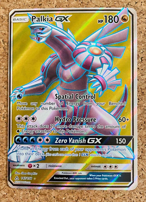 Palkia Gx 147/156 Full Art Ultra Prism Pokemon