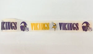 Minnesota Vikings NFL Football Sports Party Decoration Wide Crepe Streamer - Picture 1 of 1