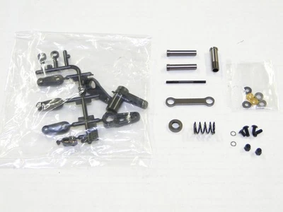 NEW KYOSHO TURBO OPTIMA MID SPECIAL Servo Saver Set Gunmetal KQ16 - Image 1 of 3