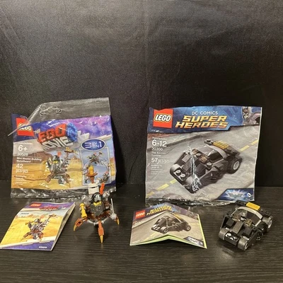 LEGO Polybag Lote 30300 Vaso Batman Super Heroes y 30528 Película Mini Barba de Metal Foto 1 de 4
