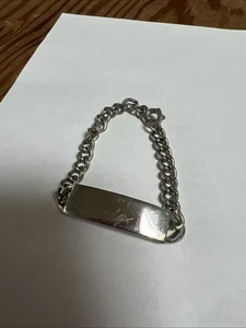 Vintage Baby Bracelet Silver Nickel Made In USA “Craig” - Picture 1 of 7