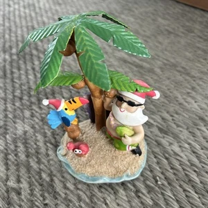 Strand Santa Tiki Tukan Krabbe Dekoration Figur 6" groß Weihnachten - Bild 1 von 7