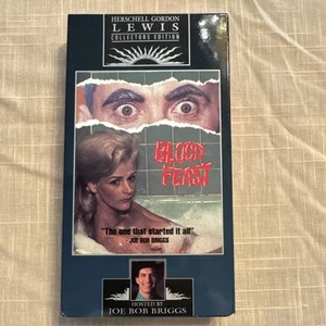VHS Tape, Blood Feast, VHS Joe Bob Briggs Herschell Gordon Lewis 1993 - Picture 1 of 7