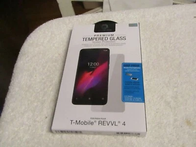 T Mobile Quikcell REELV 4 Premium Tempered Glass Screen Protection NEW GP-REV4 - Image 1 of 2