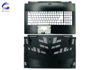 New For MSI GF75 MS-17F1 MS-17F5 Upper Case Palmrest Cover + Bottom Case Cover - Picture 1 of 7