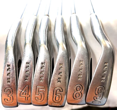 Golf Irons Ram Ladies Golden Girls Golf Irons Set 3-8 & 9 Steel Shafts RH - Image 1 of 4