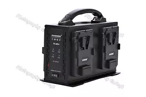 Nuovo caricabatterie a quattro canali per batteria attacco a V batteria agli ioni di litio - Foto 1 di 5
