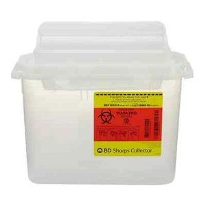Case of 20 BD Sharps Container 5.4 Qt Counterbalanced Door 305551 - Picture 1 of 3