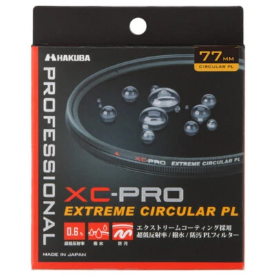New HAKUBA 77mm XC-PRO EXTREME Circular Polarizer Filter CPL Made in Japan - Image 1 of 4
