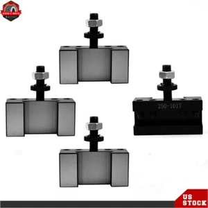 4Pcs AXA #1 250-101 XL Oversize Quick Change Tool Post Turning & Facing Holder - Picture 1 of 10