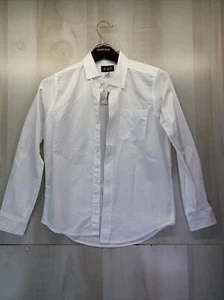 The Children’s Place Boys White Pocket Button Down Shirt SCHOOL UNIFORM NWT - Picture 1 of 10