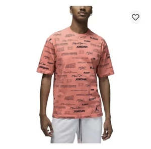 Nike Offical Air Jordan Flight Club Mens Tshirt  DX9573-814 Size Medium - Picture 1 of 7