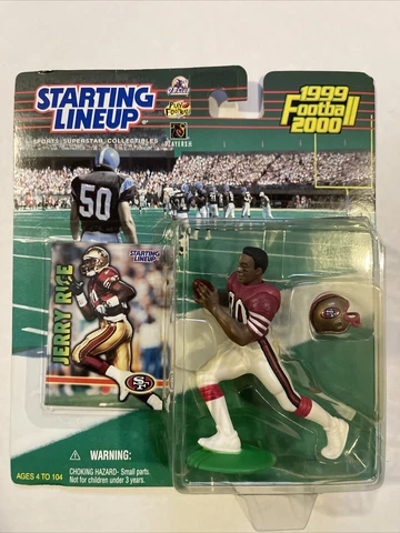 1999 NFL Starting Lineup Jerry Rice San Francisco 49ers SLU Figure & Card Cover