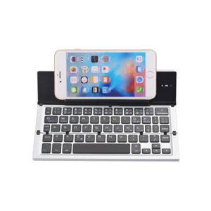 Wireless keyboard Supportable foldable Portable ultrathin Rechargeable mute - Picture 1 of 16