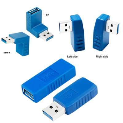 USB 3.0 Type A Male to USB 3.0 A Female Connector Plug Adapter Converter - Image 1 of 4