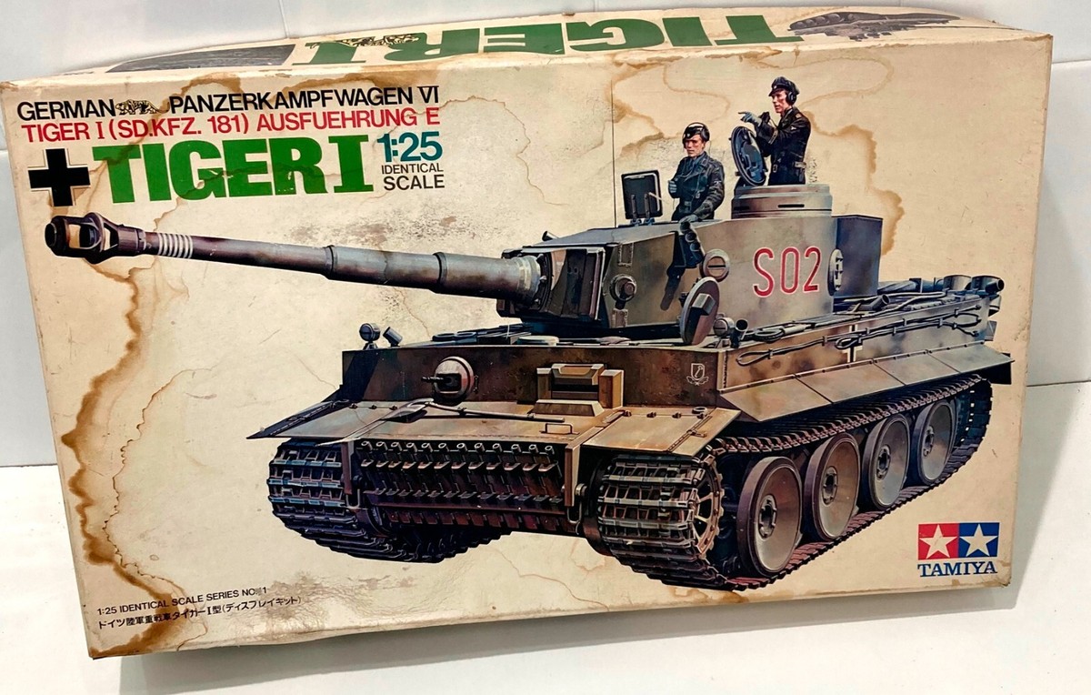 タミヤ　1/25 タイガー1 TIGER I リモコン 昔なつかしいタミヤ 1/25リモコン戦車、タイガーをラジコン化し