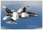 Illustrated Aircraft Print Usaf F-16c Aggressor 003