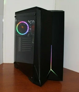 NEW RGB Quad Core Gaming PC Desktop Computer NVIDIA GTX 645 3.9 GHz 500 8GB RAM - Picture 1 of 10