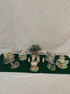 2004 Hoppy Hollow Keramik Osterhasen Dorf Häuser/Gebäude/Figur Lot 12 - Bild 1 von 12