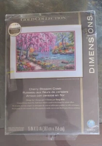 Dimensioni Collezione Oro Kit Punti Croce Fiore di Ciliegio Creek #70-35374 * - Foto 1 di 6
