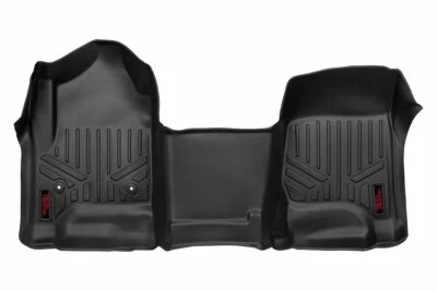 Rough Country Heavy Duty Floor Mats [Front 1pc]-14-19 Chevy Silverado/GMC Sierra - Image 1 of 4