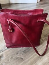 Monsac Red Leather Purse Handbag Ba