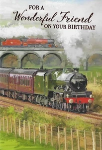 FOR A WONDERFUL FRIEND MALE BIRTHDAY CARD - Picture 1 of 2