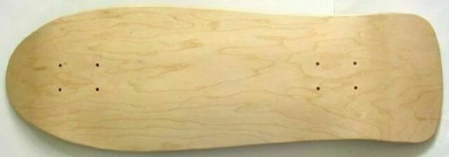 Moose Racing 10x30 inch Old School Skateboard Deck - Natural