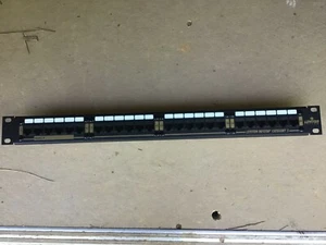 Leviton Infocap 49484-B24 24 Port Cat5 patch panel - Picture 1 of 4