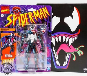 SPIDER-MAN VENOM Marvel Legends SDCC EXCLUSIVE Animated Retro Collection Toybiz - Bild 1 von 9