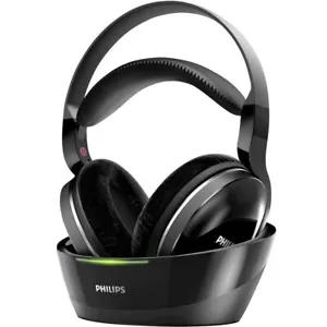 Philips Digital Wireless TV headphones Noise Cancellation ANC, 30m Range SHD8850 - Picture 1 of 5