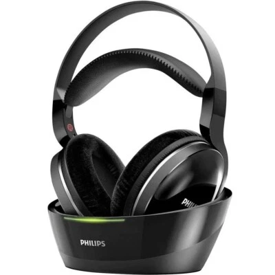 Philips Digital Wireless TV headphones Noise Cancellation ANC, 30m Range SHD8850 - image 1 of 4