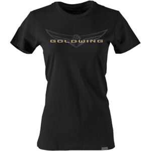 Factory Effex Women's Goldwing Sketched T-Shirt - Black | Small