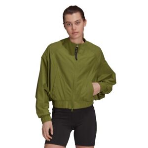 Adidas Karlie Kloss Cover-Up Jacket Green GQ6056 Brand New