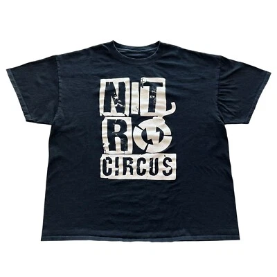 Camiseta Nito Circus Gráfica Promo Y2K De Colección BMX X Juegos Para Hombre Talla XL Foto 1 de 4