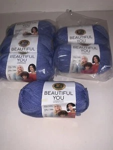6 Skein Lot New Beautiful You Lion Brand Yarn retired discontinued colors NEW - Picture 1 of 4